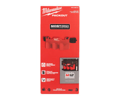 MILWAUKEE PACKOUT™ zijmontage  M12™ accu rek