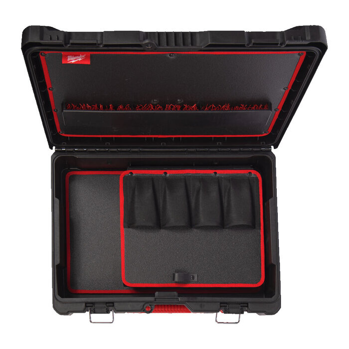 MILWAUKEE PACKOUT™ lege koffer + inlay voor de elektricien