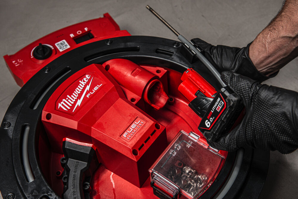 MILWAUKEE M12 HSFSM Hoge snelheid rioolreinigingsmachine