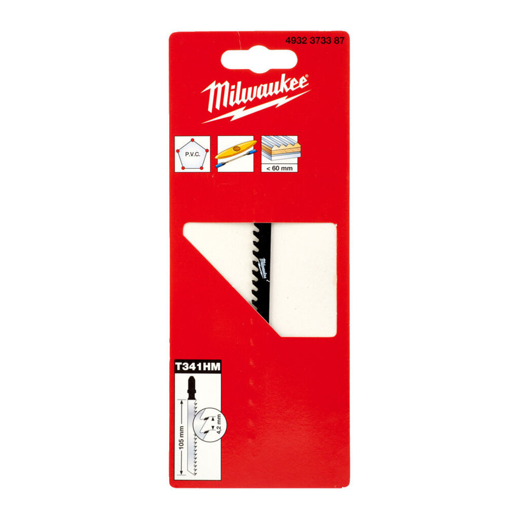 MILWAUKEE Decoupeerzaagblad fiberglas en verstevigd plastic T301CHM TCT 91 x 3,3mm (2 stuks)