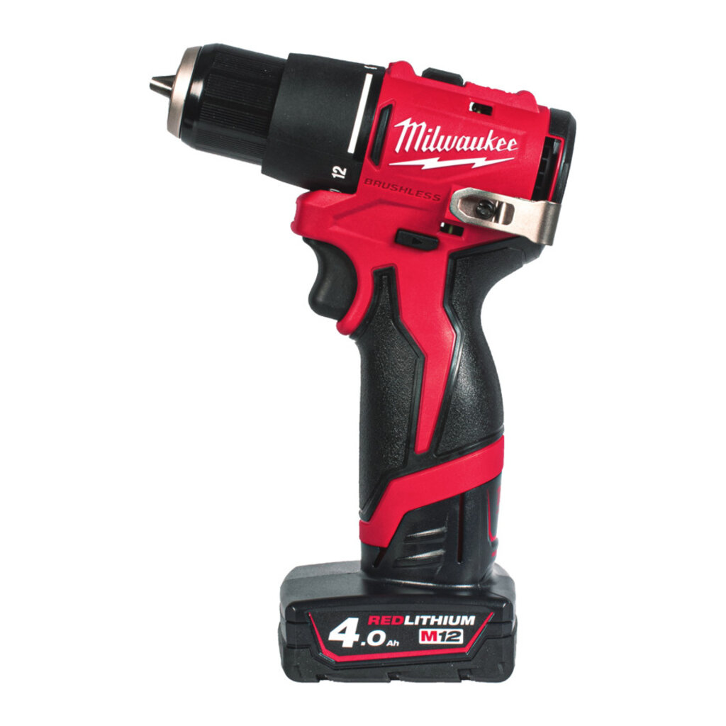MILWAUKEE M12 BLPDRC Compact Koolborstelloze Slagboormachine