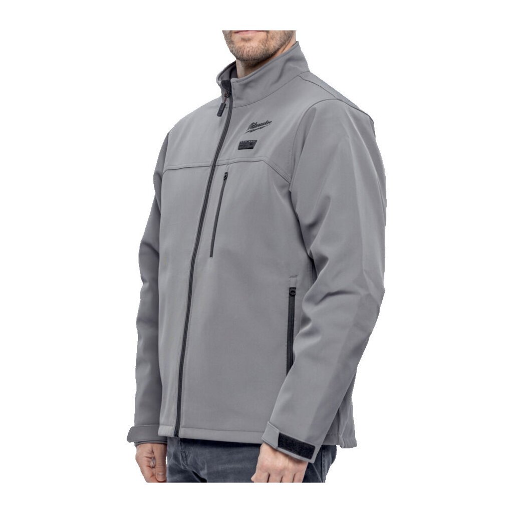 MILWAUKEE M12 HJGR6-0 HEXON  Premium heated jacket grijs