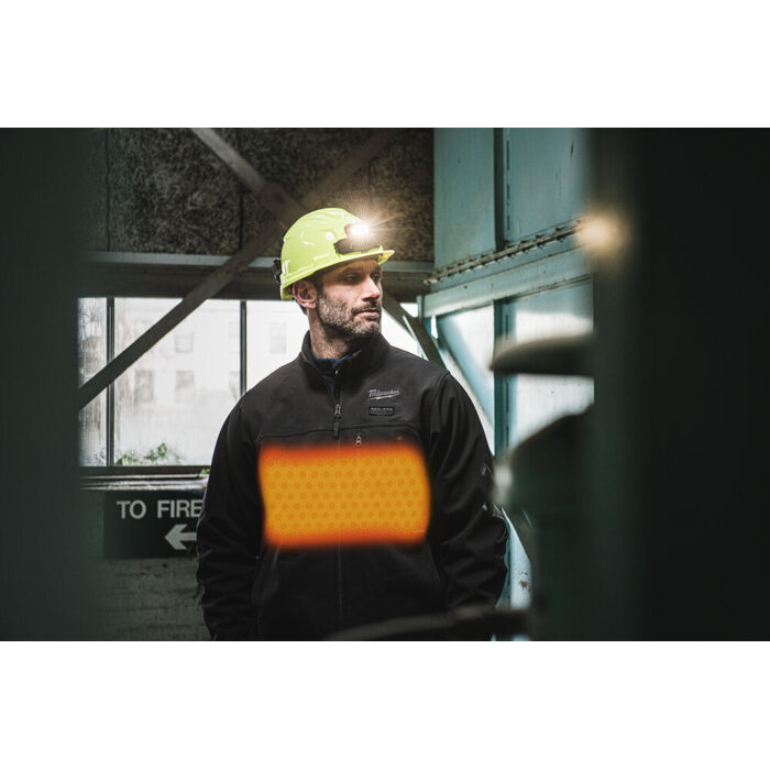 MILWAUKEE M12 HJBL6-0 HEXON  Premium heated jacket zwart