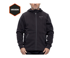 MILWAUKEE M12 HHBL5-0 HEXON Heated Hoodie Zwart