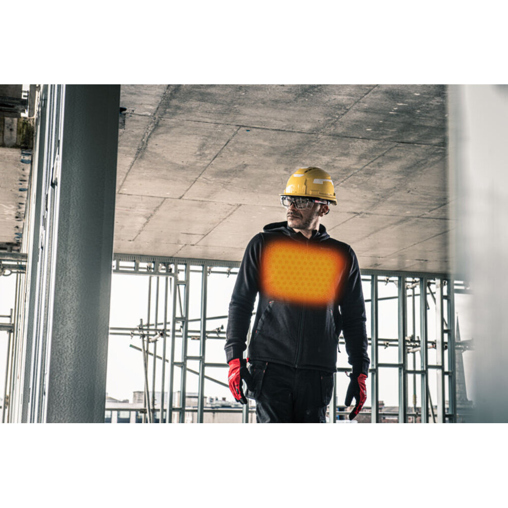 MILWAUKEE M12 HHBL5-0 HEXON Heated Hoodie Zwart