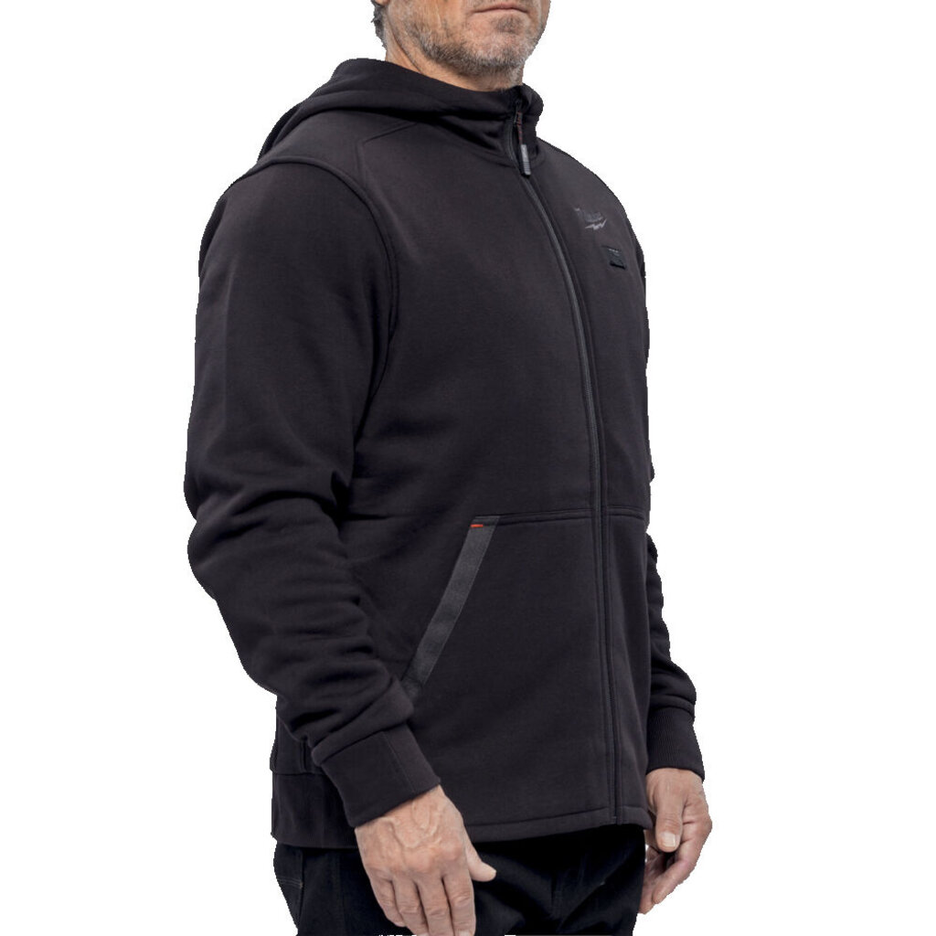 MILWAUKEE M12 HHBL5-0 HEXON Heated Hoodie Zwart