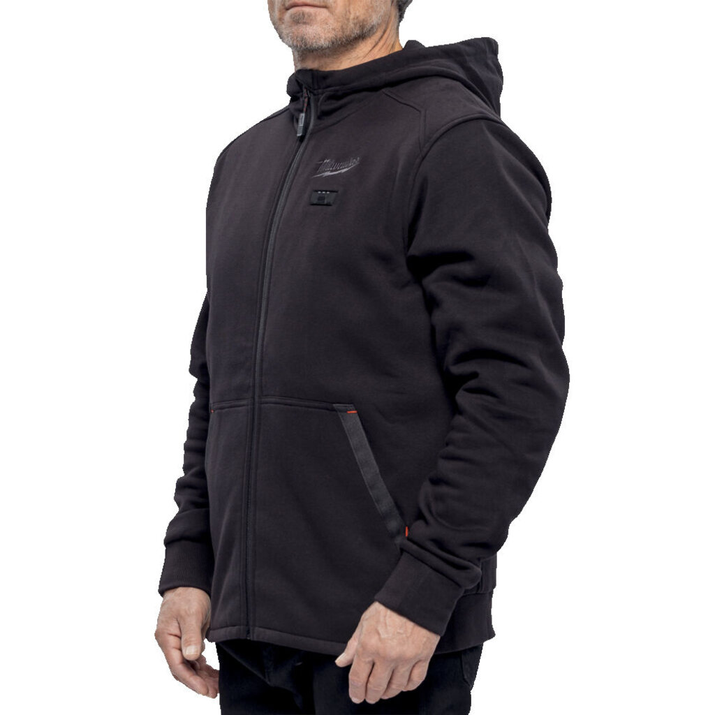 MILWAUKEE M12 HHBL5-0 HEXON Heated Hoodie Zwart