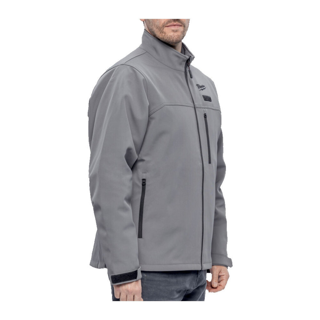 MILWAUKEE M12 HJGR6-0 HEXON  Premium heated jacket grijs