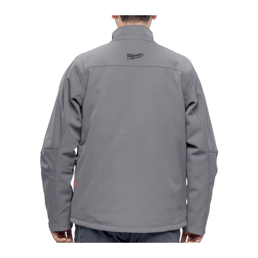 MILWAUKEE M12 HJGR6-0 HEXON  Premium heated jacket grijs