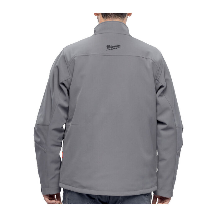 MILWAUKEE M12 HJGR6-0 HEXON  Premium heated jacket grijs