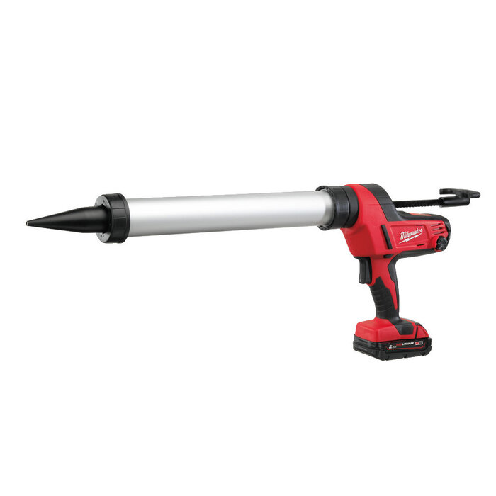 MILWAUKEE C18 PCG/600A-201B Heavy Duty kit-/lijmpistool met 600 ml patroonhouder