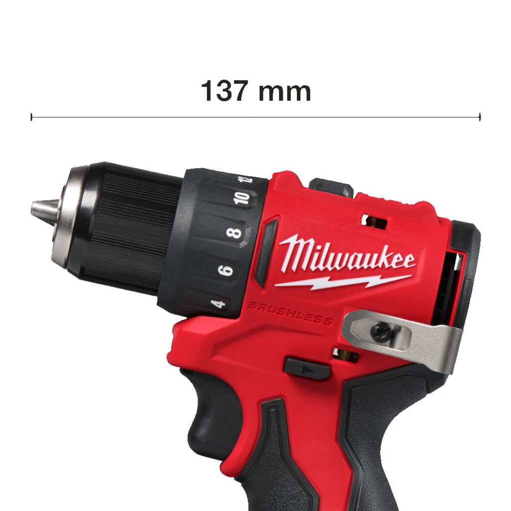 MILWAUKEE M12 BLDDRC Compact Boorschroefmachine
