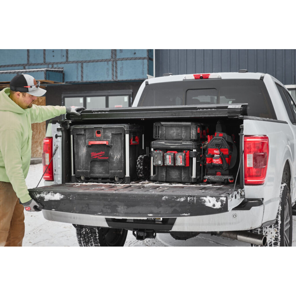 MILWAUKEE PACKOUT 3 pcs set rollende koffer met lade