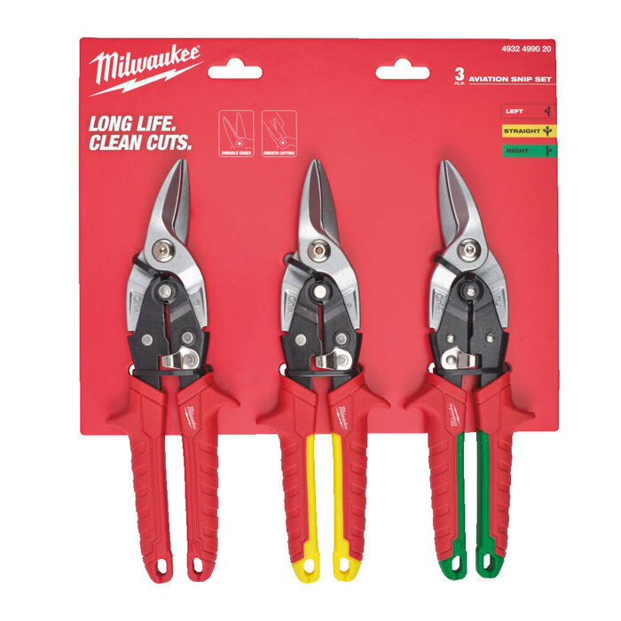 MILWAUKEE Blikscharenset (3-delig)