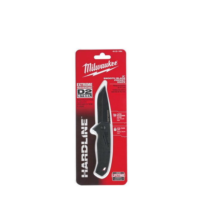 MILWAUKEE HARDLINE™ zakmes 75 mm - glad
