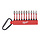 Schroefbit set SHOCKWAVE Karabijnhaak 4x PZ2, 4x PH2, TX20, TX25,