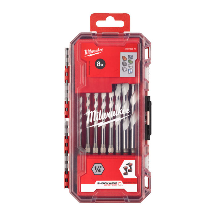 MILWAUKEE SHOCKWAVE Multi materiaalboren PACKOUT Ready Box Set GEN2