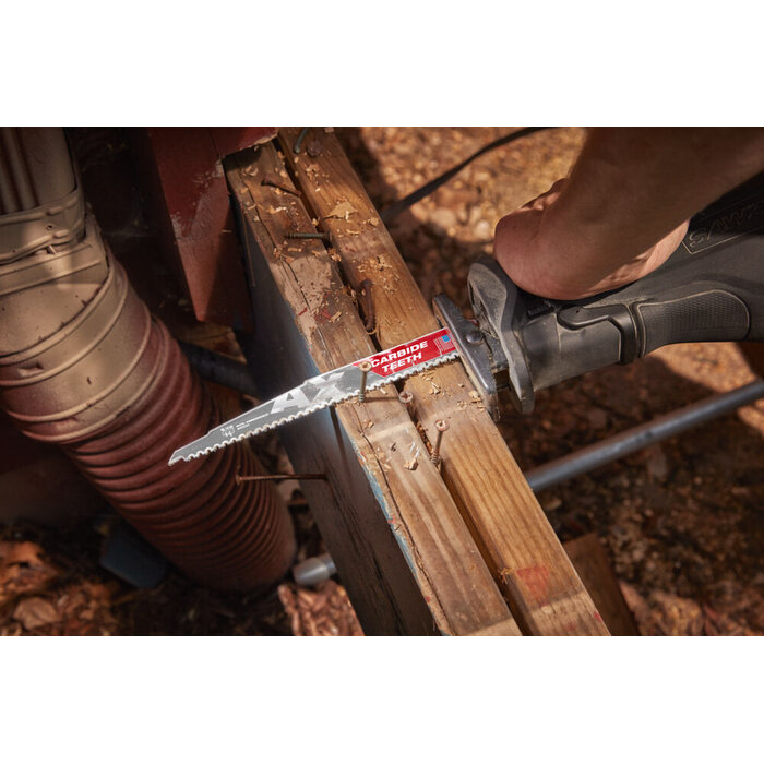 MILWAUKEE Reciprozaagblad Sawzall hout The AX Carbide