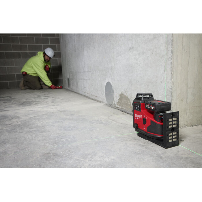 MILWAUKEE M12 Automatische driedimensionale laser met 3, 360° laser cirkels