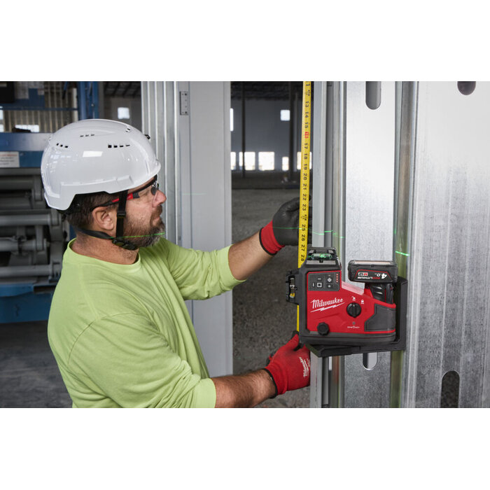 MILWAUKEE M12 Automatische driedimensionale laser met 3, 360° laser cirkels