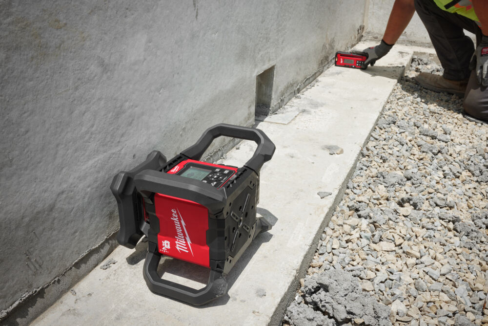 MILWAUKEE M18 RLOHV1200-501C ONE-KEY, Rotary Laser, Red, Horizontal-Vertical, Auto Dual Grade, 1200 meter