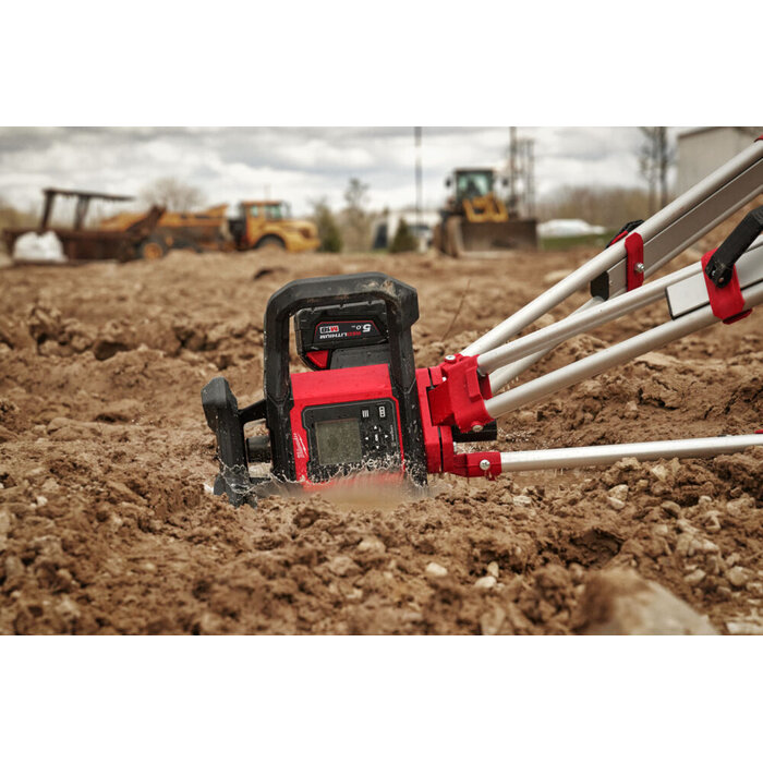 MILWAUKEE M18 RLOHV1200-501C ONE-KEY, Rotary Laser, Red, Horizontal-Vertical, Auto Dual Grade, 1200 meter