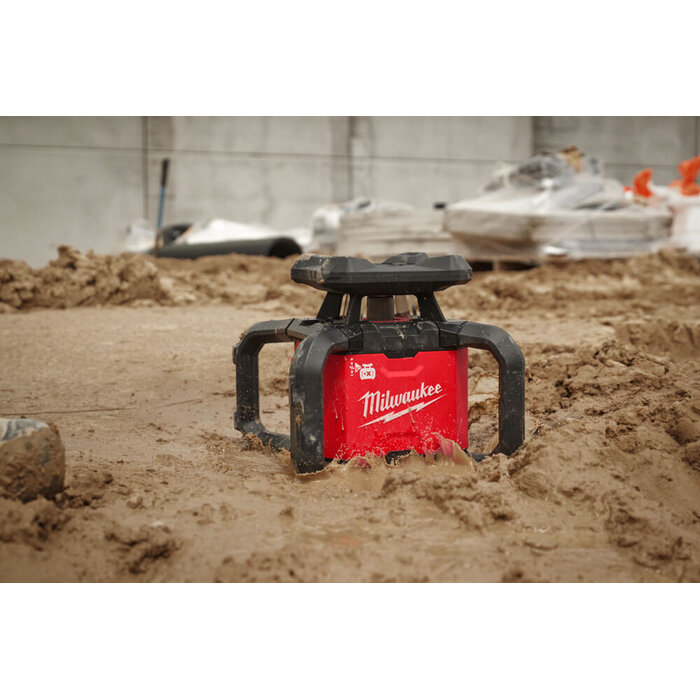 MILWAUKEE M18 RLOHV1200-501C ONE-KEY, Rotary Laser, Red, Horizontal-Vertical, Auto Dual Grade, 1200 meter