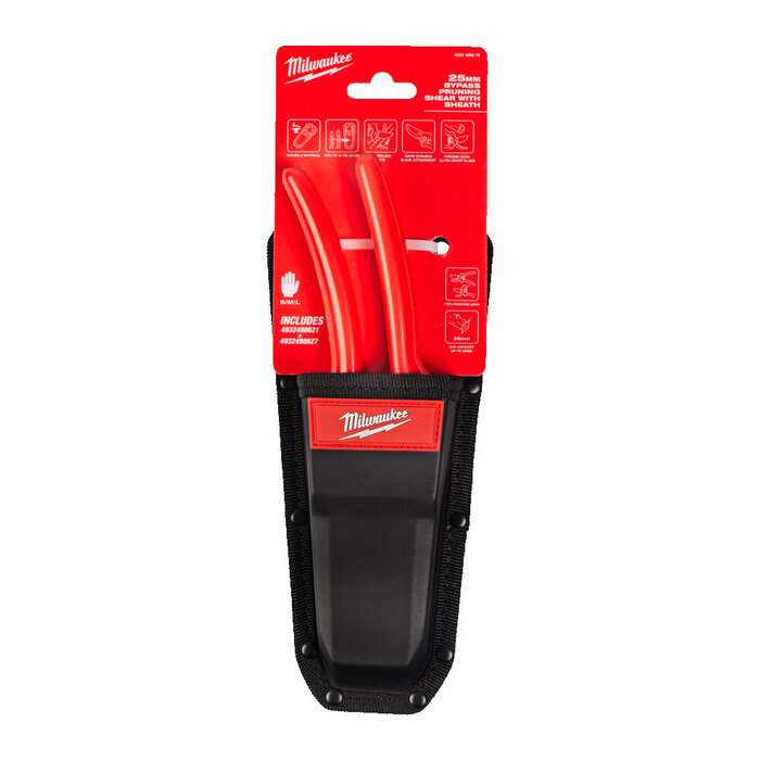 MILWAUKEE Snoeischaar met houder 25 mm