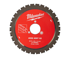 MILWAUKEE CIRKELZAAGBLAD BETONSTAAL ø137 asgat ø 28