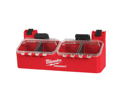 MILWAUKEE PACKOUT zijmontage met dubbele bakken