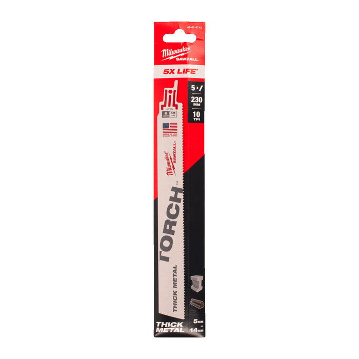 MILWAUKEE Reciprozaagblad Sawzall metaal Heavy Duty TORCH