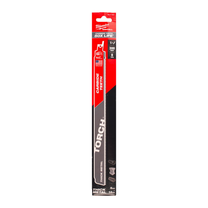MILWAUKEE Reciprozaagblad Sawzall metaal TCT TORCH Carbide