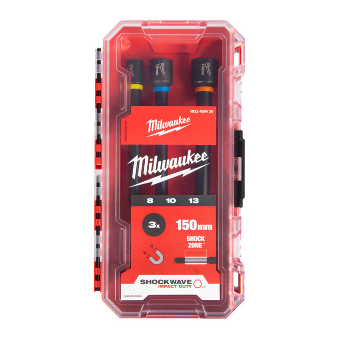 MILWAUKEE Magnetische SHOCKWAVE Moeraanzetter Dop HEX