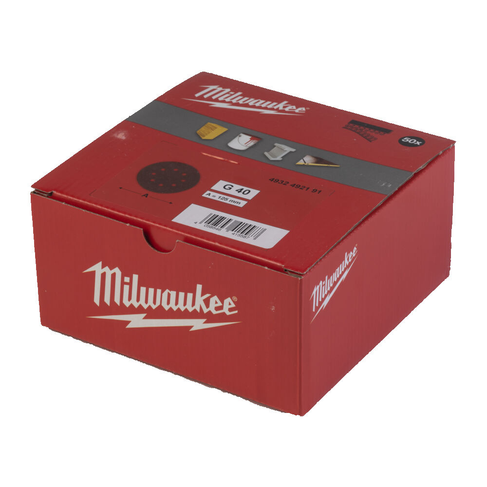 MILWAUKEE Schuurschijf Ø125mm 8 Gaten
