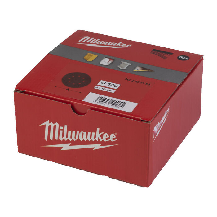 MILWAUKEE Schuurschijf Ø125mm 8 Gaten