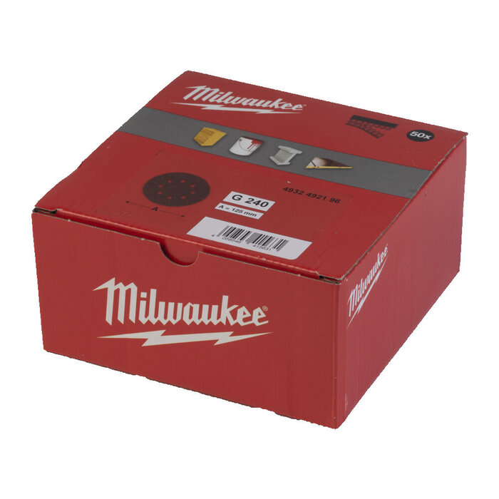 MILWAUKEE Schuurschijf Ø125mm 8 Gaten