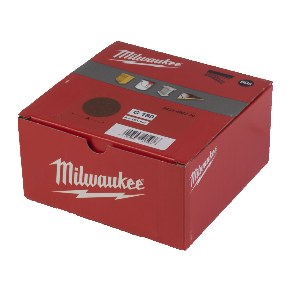 MILWAUKEE Schuurschijf 150mm 6 Gaten