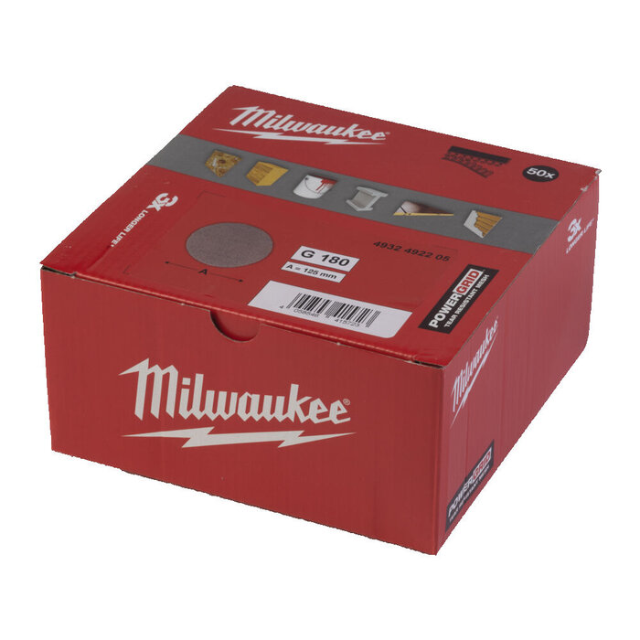 MILWAUKEE Schuurgaas Ø125mm voor excentrische schuurmachines