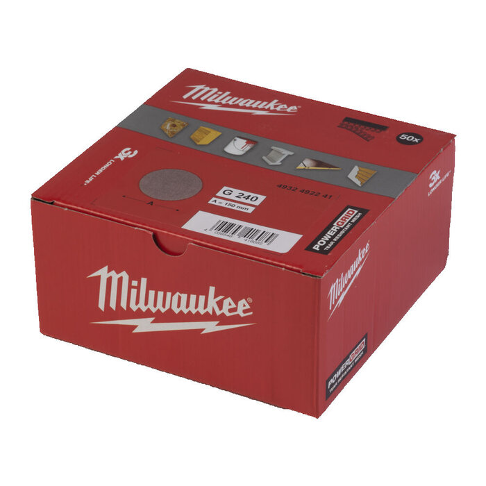MILWAUKEE Schuurgaas Ø150mm voor excentrische schuurmachines