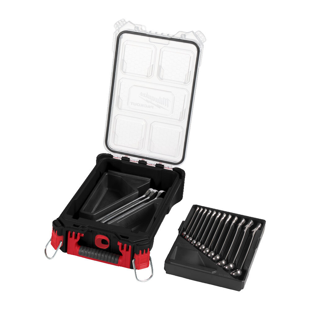 MILWAUKEE MAX BITE™ Combinatiesleutelset met PACKOUT organiser (15-delig)