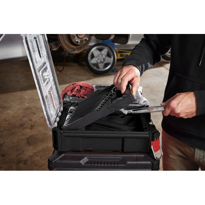 MILWAUKEE MAX BITE™ Combinatiesleutelset met PACKOUT organiser (15-delig)