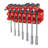 MILWAUKEE Dopschroevendraaierset met T hendel comfort grip