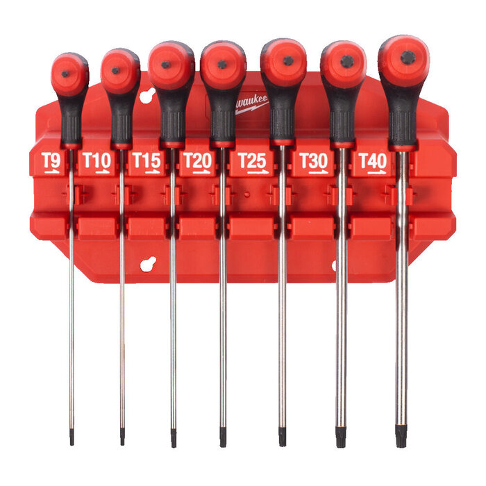 MILWAUKEE Torx T-sleutelset met comfort grip