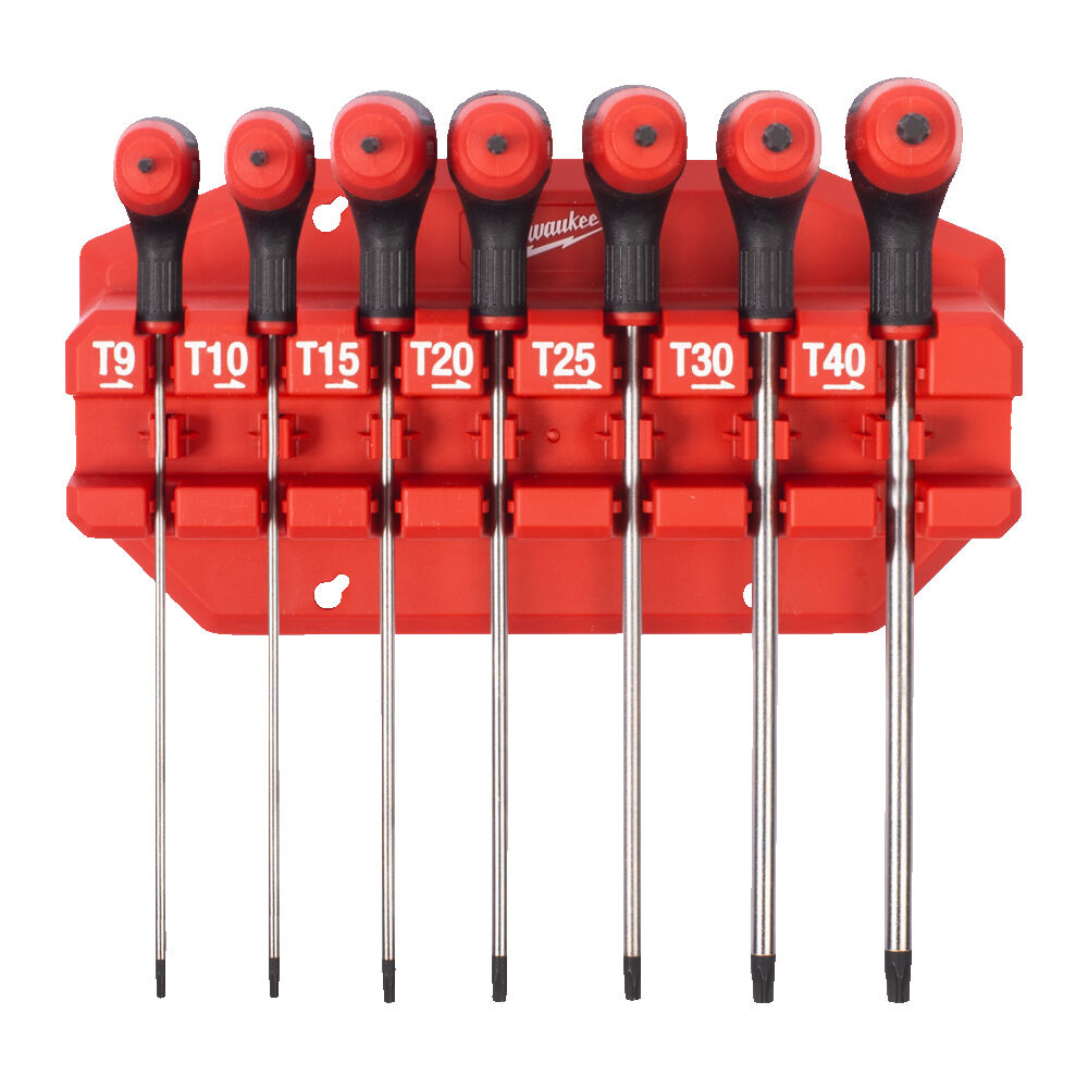 MILWAUKEE Torx T-sleutelset met comfort grip