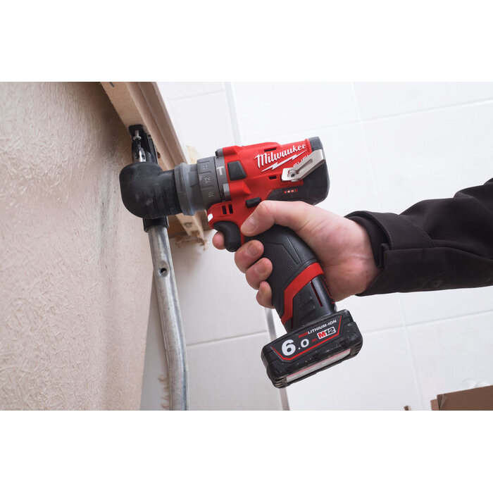 MILWAUKEE M12 FPDX subcompacte slagboormachine met verwisselbare kop