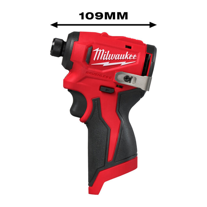 MILWAUKEE M12 BLIDRC Compact Slagschroevendraaier ¼″ Hex