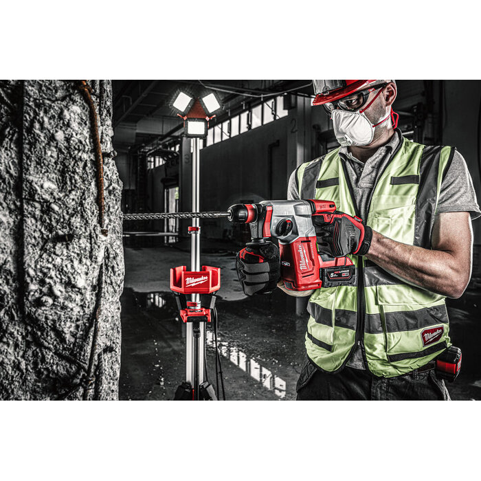 MILWAUKEE M18 BLHX Koolborstelloze 4-standen SDS-PLUS hamer met FIXTEC