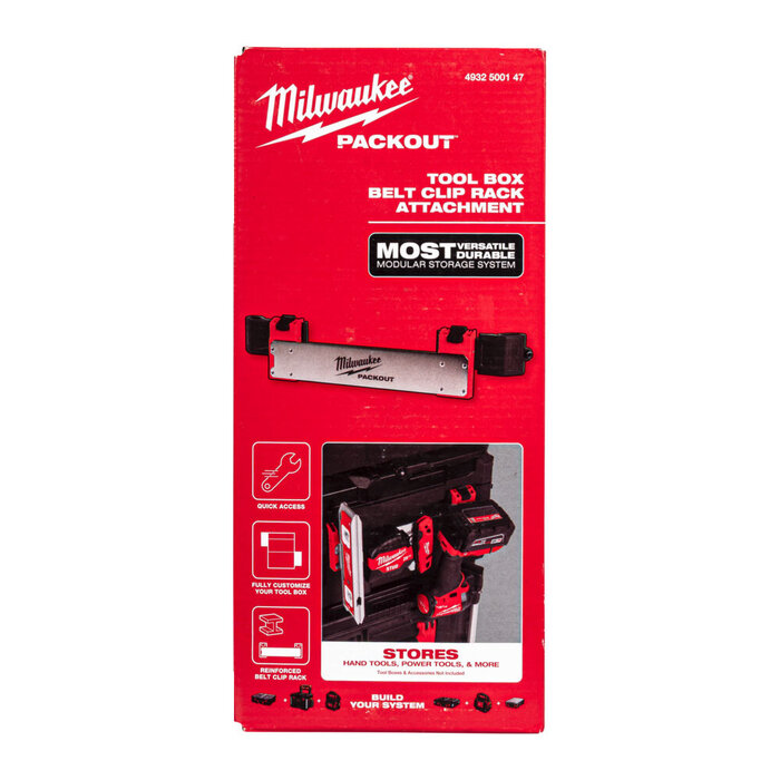 MILWAUKEE PACKOUT zijmontage riemcliphouder