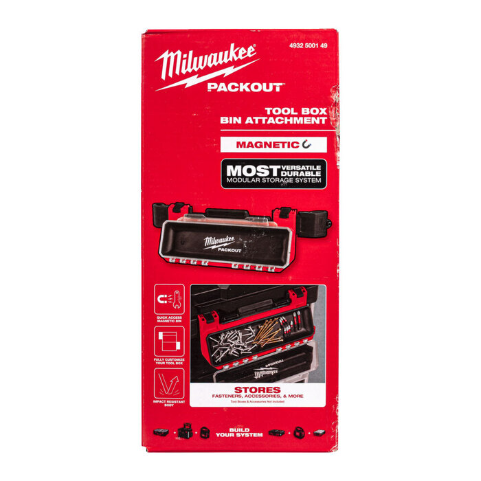 MILWAUKEE PACKOUT zijmontage magnetische bak