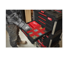 MILWAUKEE PACKOUT Gereedschapskoffer met vier lades